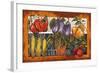 Vegetables Farm Fresh-Elizabeth Medley-Framed Art Print