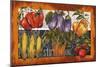 Vegetables Farm Fresh-Elizabeth Medley-Mounted Art Print