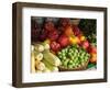 Vegetables for Sale at a Market Stall, Helsinki, Finland-null-Framed Photographic Print