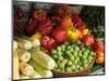 Vegetables for Sale at a Market Stall, Helsinki, Finland-null-Mounted Photographic Print