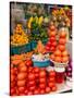 Vegetables for sale in market in Ibarra, Imbabura Province, Ecuador-null-Stretched Canvas