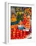 Vegetables for sale in market in Ibarra, Imbabura Province, Ecuador-null-Framed Photographic Print