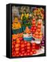 Vegetables for sale in market in Ibarra, Imbabura Province, Ecuador-null-Framed Stretched Canvas