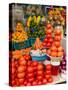 Vegetables for sale in market in Ibarra, Imbabura Province, Ecuador-null-Stretched Canvas