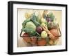 Vegetables, Fruit and Bread in Basket-Frank Adam-Framed Photographic Print
