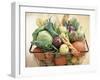 Vegetables, Fruit and Bread in Basket-Frank Adam-Framed Photographic Print