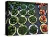 Vegetables in the Market, Chiang Mai, Thailand, Southeast Asia-Liba Taylor-Stretched Canvas