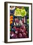 Vegetables including radicchio for sale, Viktualienmakt (Market), Old Town, Munich, Bavaria-Richard Maschmeyer-Framed Photographic Print