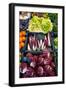 Vegetables including radicchio for sale, Viktualienmakt (Market), Old Town, Munich, Bavaria-Richard Maschmeyer-Framed Photographic Print