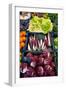 Vegetables including radicchio for sale, Viktualienmakt (Market), Old Town, Munich, Bavaria-Richard Maschmeyer-Framed Photographic Print