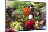 Vegetables, Market, Matara, South coast, Sri Lanka-Peter Adams-Mounted Photographic Print