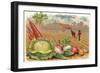 Vegetables, Old Fashioned Farm-null-Framed Art Print