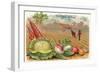 Vegetables, Old Fashioned Farm-null-Framed Art Print