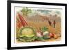 Vegetables, Old Fashioned Farm-null-Framed Art Print