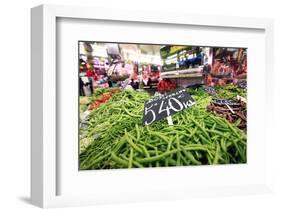 Vegetables on Sale at the Covered Market in Central Valencia, Spain, Europe-David Pickford-Framed Photographic Print