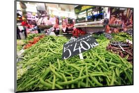 Vegetables on Sale at the Covered Market in Central Valencia, Spain, Europe-David Pickford-Mounted Photographic Print