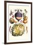 Vegetables; Peppers, Onion, Raddish, Tubers, Pumpkin, and Lettuce-Philippe-Victoire Leveque de Vilmorin-Framed Art Print