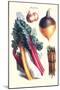 Vegetables; Rhubard, Carrot, Onion, Turnip-Philippe-Victoire Leveque de Vilmorin-Mounted Art Print