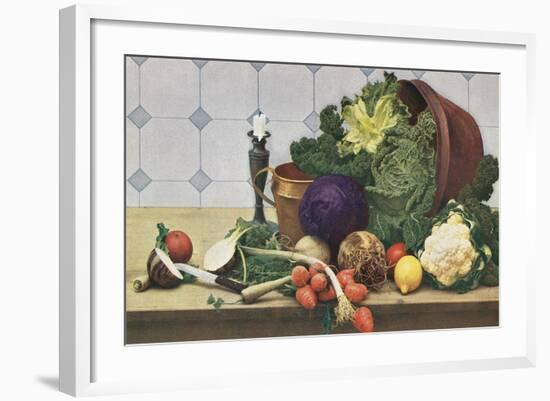 Vegetables-null-Framed Art Print