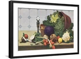 Vegetables-null-Framed Art Print