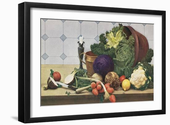 Vegetables-null-Framed Art Print