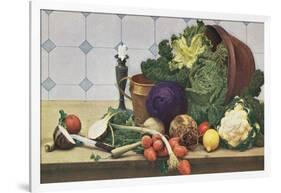 Vegetables-null-Framed Art Print