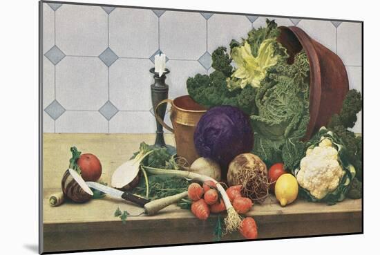 Vegetables-null-Mounted Premium Giclee Print