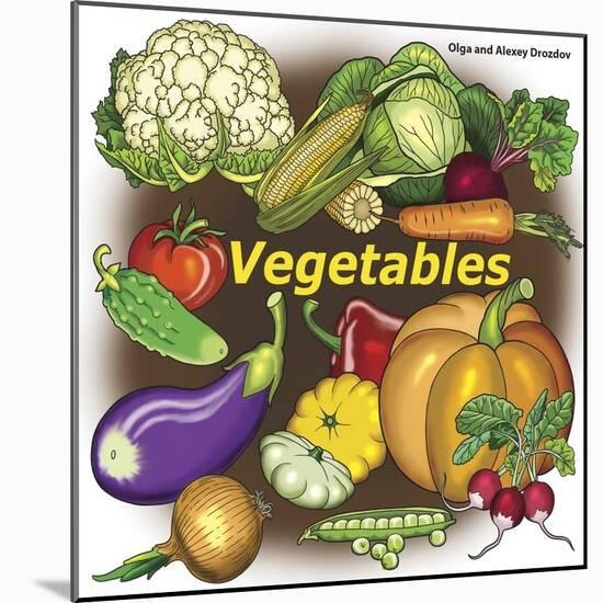 Vegetables-Olga And Alexey Drozdov-Mounted Giclee Print