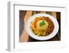 Vegetarian Biryani Rice or Pilau Rice with Curry, Fresh Cooked Basmati Rice with Spices, Delicious-szefei-Framed Photographic Print