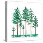 Vegetation Profile of a Boreal Forest. Biosphere, Earth Sciences-Encyclopaedia Britannica-Stretched Canvas