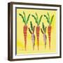 Veggie Time V-Farida Zaman-Framed Art Print