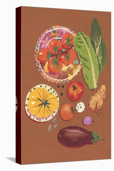 Veggies-Gigi Rosado-Stretched Canvas