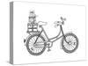 Vehicle Bicycle Gifts-Neeti Goswami-Stretched Canvas