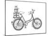 Vehicle Bicycle Gifts-Neeti Goswami-Mounted Art Print