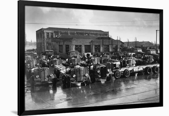 Vehicle Chassis Outside Factory-null-Framed Photographic Print