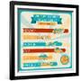 Vehicles In Various Types Of Tourism-incomible-Framed Art Print