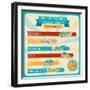 Vehicles In Various Types Of Tourism-incomible-Framed Art Print