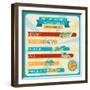 Vehicles In Various Types Of Tourism-incomible-Framed Premium Giclee Print