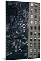 Vehicles on Manhattan's Sixth Avenue at 42nd Street in NYC in 1970s-null-Mounted Photo
