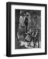 Vehmgericht, Secret Soc-Leo Taxil-Framed Art Print