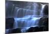 Veil Fall Water Cascading Down Tvindefossen Waterfall-null-Mounted Photographic Print