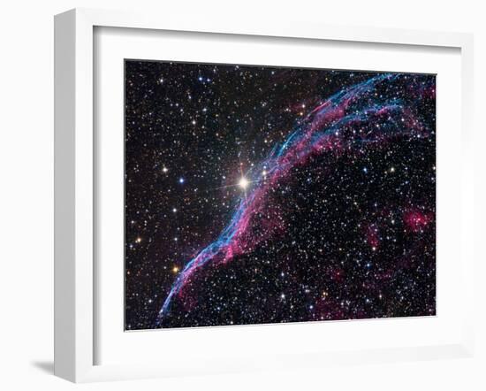 Veil Nebula-Stocktrek Images-Framed Photographic Print