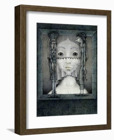 Veil of Sadness-Wayne Anderson-Framed Giclee Print