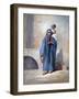 Veiled Egyptian Woman, Mid 19th Century-Emile Prisse d'Avennes-Framed Giclee Print