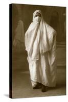 Veiled Woman, Algiers, Algeria, 1943-null-Stretched Canvas