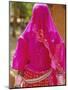 Veiled Woman, Jalor Region, Rajasthan, India-Bruno Morandi-Mounted Photographic Print