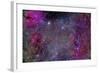 Vela Supernova Remnant in the Center of the Gum Nebula Area of Vela-Stocktrek Images-Framed Photographic Print