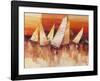 Vele all'orizzonte-Luigi Florio-Framed Art Print