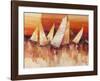 Vele all'orizzonte-Luigi Florio-Framed Art Print