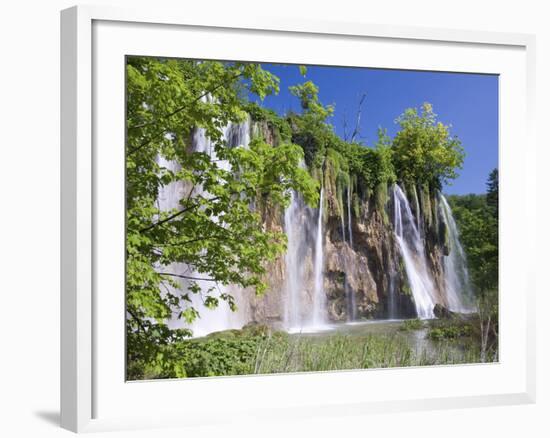 Veliki Prstavac Falls, Plitvice Lakes National Park (Plitvicka Jezera), Lika-Senj County, Croatia-Ruth Tomlinson-Framed Photographic Print